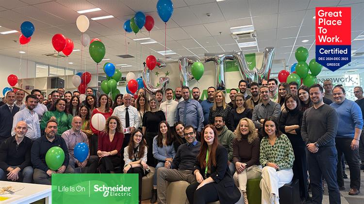 Η Schneider Electric Πιστοποιήθηκε ως Great Place To Work για Δεύτερη Συνεχή Χρονιά